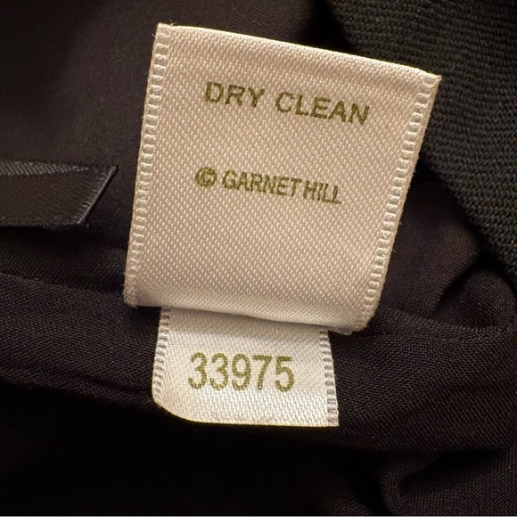 Garnet Hill Black Wool Pencil Skirt Womens 30” Waist Size 6 - Picture 6 of 8